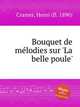Bouquet de mlodies sur `La belle poule`, Cramer, Henri (fl. 1890) 