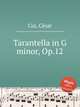 Tarantella in G minor, Op.12, 