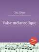 Valse mlancolique, 