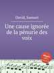 Une cause ignore de la pnurie des voix, David, Samuel 