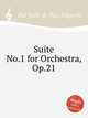 Suite No.1 for Orchestra, Op.21, Del Valle de Paz, Edgardo 
