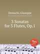 3 Sonatas for 3 Flutes, Op.1, Demachi, Giuseppe 