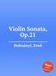 Violin Sonata, Op.21, 