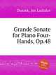 Grande Sonate for Piano Four-Hands, Op.48, Dussek, Jan Ladislav 