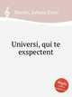 Universi, qui te exspectent, Eberlin, Johann Ernst 