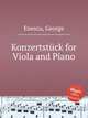 Konzertstck for Viola and Piano, Enescu, George 