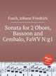 Sonata for 2 Oboes, Bassoon and Cembalo, FaWV N:g1, Fasch, Johann Friedrich 