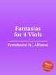 Fantasias for 4 Viols, Ferrabosco Jr., Alfonso 