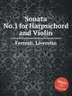 Sonata No.1 for Harpsichord and Violin, Ferretti, Liveretto 
