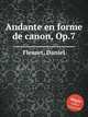 Andante en forme de canon, Op.7, Fleuret, Daniel 
