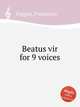 Beatus vir for 9 voices, Foggia, Francesco 