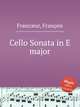 Cello Sonata in E major, 