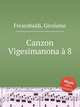 Canzon Vigesimanona 8, Frescobaldi, Girolamo 
