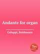 Andante for organ, Galuppi, Baldassare 