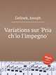 Variations sur `Pria ch`io l`impegno`, Gelinek, Joseph 
