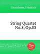 String Quartet No.5, Op.83, Gernsheim, Friedrich 
