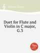Duet for Flute and Violin in C major, G.3, Gerson, Georg 