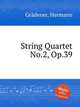 String Quartet No.2, Op.39, 