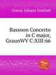 Bassoon Concerto in C major, GraunWV C:XIII:66, Graun, Johann Gottlieb 