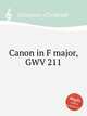 Canon in F major, GWV 211, Graupner, Christoph 
