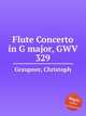 Flute Concerto in G major, GWV 329, Graupner, Christoph 