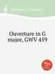 Ouverture in G major, GWV 459, Graupner, Christoph 