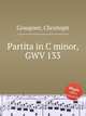 Partita in C minor, GWV 133, Graupner, Christoph 