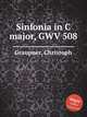 Sinfonia in C major, GWV 508, Graupner, Christoph 