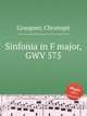 Sinfonia in F major, GWV 575, Graupner, Christoph 