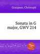 Sonata in G major, GWV 214, Graupner, Christoph 