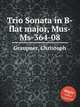 Trio Sonata in B-flat major, Mus-Ms-364-08, Graupner, Christoph 