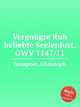 Vergngte Ruh beliebte Seelenlust, GWV 1147/11, Graupner, Christoph 