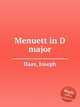 Menuett in D major, Haas, Joseph 