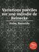 Variations puriles sur une mlodie de Reinecke, Hahn, Reynaldo 