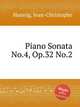 Piano Sonata No.4, Op.32 No.2, Hannig, Jean-Christophe 