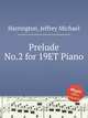 Prelude No.2 for 19ET Piano, Harrington, Jeffrey Michael 