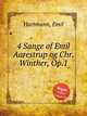 4 Sange af Emil Aarestrup og Chr. Winther, Op.1, Hartmann, Emil 