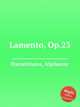 Lamento, Op.23, Hasselmans, Alphonse 