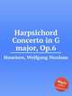 Harpsichord Concerto in G major, Op.6, Haueisen, Wolfgang Nicolaus 
