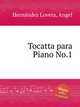 Tocatta para Piano No.1, 
