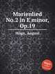 Marienlied No.2 in E minor, Op.19, 