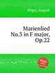 Marienlied No.3 in F major, Op.22, 