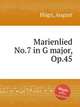 Marienlied No.7 in G major, Op.45, 