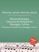 Песня Ронсарда. Chanson de Ronsard by Honegger, Arthur, А. Хоннегер 