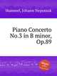 Piano Concerto No.3 in B minor, Op.89, Hummel, Johann Nepomuk 