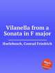 Vilanella from a Sonata in F major, Hurlebusch, Conrad Friedrich 