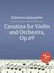 Cavatina for Violin and Orchestra, Op.69, Salomon Jadassohn 