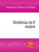 Sinfonia in F major, Janitsch, Johann Gottlieb 
