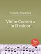 Violin Concerto in D minor, 