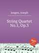 String Quartet No.1, Op.3, Jongen, Joseph 
